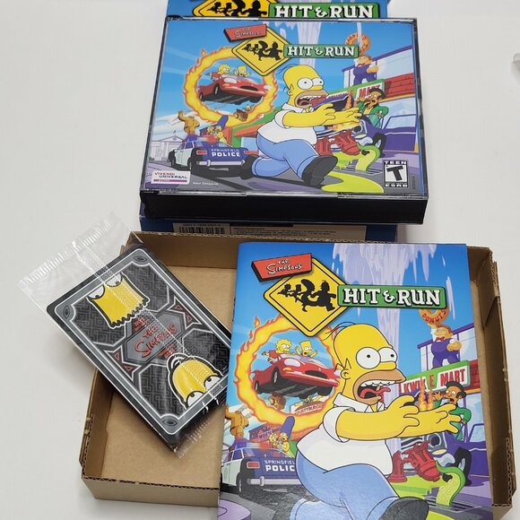 Simpsons Hit & Run PC Game Used Tested Works Kid Adult Computer Game Fun Play - Picture 6 of 15